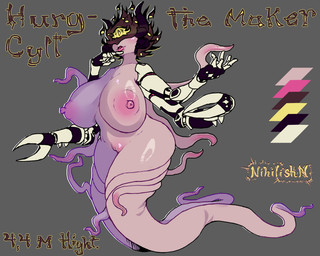 areola big_areola big_breasts big_butt breasts butt crab_claw female genitals humanoid_hands hurg_cylt_(nihilishn) nipples not_furry robotic_arm solo tentacles the_eldritch_being thick_thighs vulva wide_hipped_female wide_hips nihilishn alien alien_humanoid deity eldritch_humanoid humanoid hi_res