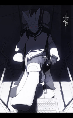 anthro biped chair cheek_tuft clothed clothed_anthro clothed_male clothing computer crossed_legs detailed_background digitigrade electronics facial_tuft front_view fully_clothed fully_clothed_anthro fully_clothed_male furniture gloves half-closed_eyes hand_on_face handwear head_tuft high-angle_view humanoid_hands long_ears looking_forward male narrowed_eyes on_chair red_eyes science_fiction sitting sitting_on_chair slim_anthro slim_male smile solo toony tuft whiskers masaro lagomorph leporid mammal rabbit 2008 detailed greyscale monochrome shaded spot_color