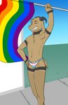 anthro clothing flag flag_(object) holding_flag holding_object lgbt_pride male panties pride_color_flag pride_colors rainbow_flag rainbow_pride_colors rainbow_pride_flag rainbow_symbol six-stripe_rainbow_pride_colors solo transgender_pride_colors underwear gemerency lgbt_pride_month bovid caprine goat mammal 2020 cel_shading digital_media_(artwork) hi_res shaded