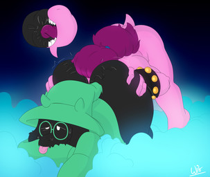 anal anthro anus big_butt black_body black_fur blep bodily_fluids butt butt_grab clothing duo eyewear female female_rimming_male fur glasses hair hand_on_butt licking looking_pleasured male male/female mostly_nude muscular muscular_female nude open_mouth oral pink_body pink_hair pink_skin ponytail rimming sex simple_background submissive submissive_male sweat tongue tongue_out witdrawsloods deltarune undertale_(series) ralsei susie_(deltarune) bovid caprine darkner goat mammal scalie 2018 hi_res