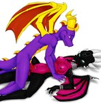 2011 activision anthro bracelet breasts cynder digital_media_(artwork) dragon duo female genitals horn jewelry male male/female multi_horn mythological_creature mythological_scalie mythology necklace nude penetration penis pussy scalie shalonesk simple_background sp spyro spyro_the_dragon tail tongue tongue_out vaginal vaginal_penetration wings
