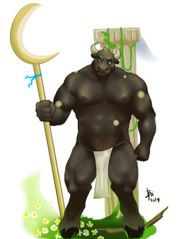 abs anthro biceps big_muscles bin_(artist) black_fur black_nipples blue_eyes bovine cattle clothed clothing fur half-dressed hooves horn loincloth male mammal minotaur muscles nipples pecs polearm pose solo staff standing toned topless
Rating: Safe
Score: 3
User: beartraps
Date: October 31, 2014 abs anthro biceps big_muscles bin_(artist) black_fur black_nipples blue_eyes bovine cattle clothed clothing fur half-dressed hooves horn loincloth male mammal minotaur muscles nipples pecs polearm pose solo staff standing toned topless
Rating: Safe
Score: 3
User: beartraps
Date: October 31, 2014