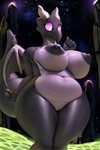 2020 4_fingers anthro areola belly belly_scales big_breasts black_areola black_body black_nipples black_skin breasts curvy_figure digital_media_(artwork) dragon ender_dragon female fingers genitals hi_res huge_breasts humanoid_hands innie_pussy jean_(minecraft) looking_at_breasts looking_at_own_breasts looking_at_self membrane_(anatomy) membranous_wings microsoft minecraft mojang mythological_creature mythological_scalie mythology navel nipples non-mammal_breasts non-mammal_nipples non-mammal_pussy nude pussy scales scalie slightly_chubby solo standing tail the_end_(minecraft) thick_thighs thousandfoldfeathers voluptuous wide_hips wings xbox_game_studios