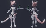 anthro femboy genitals male penis solo waiter voltagesys nintendo pokemon vrchat domestic_cat eevee felid feline felis generation_1_pokemon mammal pokemon_(species) 3d_(artwork) blender_(artwork) digital_media_(artwork) hi_res