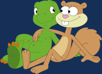 age_difference anthro brown_body brown_fur duo featureless_chest featureless_crotch feet fur green_body male navel nipples on_model sitting smile tail tan_body tan_fur young young_male porygon2z franklin_(series) nelvana nickelodeon spongebob_squarepants franklin_turtle sandy_cheeks eastern_grey_squirrel grey_squirrel mammal reptile rodent scalie sciurid tree_squirrel turtle absurd_res alpha_channel crossover hi_res