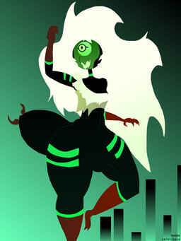 1_eye abstract_background arthropod_abdomen barefoot beak feet female hair solo teeth thick_thighs toothed_beak white_hair wide_hips toot cartoon_network steven_universe centipeetle alien alien_humanoid animal_humanoid arthropod arthropod_humanoid corrupted_gem gem_(species) humanoid insect insect_humanoid nephrite_(gem_species) 3:4 hi_res