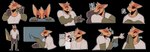 000atanerriaper000 absurd_res alpha_channel angry anthro dialogue explaining fur gemini_the_sergal happy hi_res humanoid_pointy_ears laugh male multicolored_body multicolored_fur sad scared sergal shocked smile solo sticker_pack worried