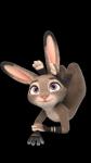 anthro backbend feet female flexible model nude paws simple_background sitting solo machv99 splatypi disney zootopia judy_hopps lagomorph leporid mammal rabbit 3d_(artwork) 9:16 alpha_channel digital_media_(artwork) hi_res