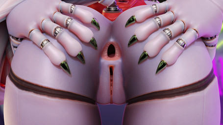 anthro anus big_butt butt butt_shot clothing female fingers gaping gaping_anus genitals hand_on_butt machine nude presenting presenting_hindquarters raised_tail solo spread_anus spread_butt spreading tail vulva funfoxtime mayosplash_(modeler) five_nights_at_freddy's five_nights_at_freddy's:_security_breach scottgames steel_wool_studios roxanne_wolf animatronic canid canine canis mammal robot wolf 16:9 2022 3d_(artwork) digital_media_(artwork) hi_res widescreen
