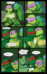 adolescent bite dialogue forest group kerchief kissing male male/male neck_bite outside plant tree young momorawrr neattea teenage_mutant_ninja_turtles donatello_(tmnt) leonardo_(tmnt) michelangelo_(tmnt) raphael_(tmnt) reptile scalie turtle comic hi_res brother_(lore) brothers_(lore) incest_(lore) sibling_(lore)