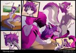 2015 anthro anthro_on_anthro anus bed black_nose breast_squish breasts butt canid canine canis comic detailed_background digital_media_(artwork) duo ellipsis english_text female female/female fox fur furniture genitals grey_body grey_fur hair hioshiru humanoid_genitalia humanoid_pussy interspecies iskra jess_(teckly) mammal multicolored_body multicolored_fur multicolored_pussy nipples nude onomatopoeia open_mouth pink_body pink_fur pink_inner_pussy pink_nipples pink_pussy purple_eyes purple_hair purple_inner_pussy purple_nipples purple_pussy pussy selene_leni shaded smile sound_effects squish tail text two_tone_body two_tone_fur two_tone_pussy white_body white_fur wolf yawn
