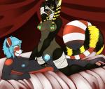 bandage bear breasts cum deity drshenanigans duo egyptian entwined_tails female goddess male panda pasties paws penis pussy raccoon reizo scarabs sex straight striped_tail
Rating: Explicit
Score: 10
User: Reizo
Date: January 22, 2014