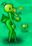 alternate_species black_eyes black_sclera bodily_fluids curvy_figure eyebrows femboy grass green_body green_skin humanoidized long_tongue looking_at_viewer male nude plant pupils raised_tail saliva simple_background solo standing tail tongue white_pupils saechko electronic_arts plants_vs._zombies popcap_games elemental_creature elemental_humanoid flora_fauna humanoid peashooter_(pvz) plant_humanoid 2020 full-length_portrait hi_res portrait