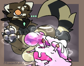 balls big_balls big_penis brown_body brown_fur cake candle dessert feral food food_fetish food_on_penis food_penetration food_play fur genitals glistening glistening_genitalia glistening_knot glistening_pawpads glistening_penis grey_markings huge_penis improvised_sex_toy kerchief kerchief_only knot knotted_penis looking_up male markings mostly_nude musk musk_cloud musky_paws musky_penis neckerchief neckerchief_only neckwear pawpads paws penis pink_penis raised_hindleg raised_leg raised_paw solo tail tan_body tan_fur white_markings midnightpurrs coffee_(midnightpurrs) gulonine mammal marten mustelid musteline pine_marten hi_res