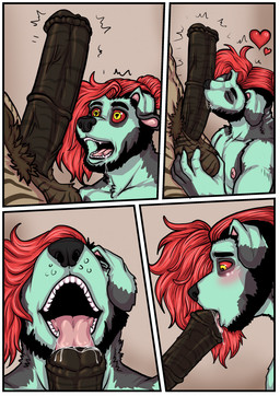 animal_genitalia animal_penis anthro balls beard biped black_body black_fur black_hair blue_body blue_fur blush bodily_fluids brown_body brown_fur drooling duo equine_genitalia equine_penis erection eyes_closed facial_hair fur genitals hair heart_eyes heart_symbol inside licking looking_pleasured male male/male medial_ring multicolored_hair nipples nude nude_anthro nude_male open_mouth oral penile penis penis_lick pubes red_hair red_sclera saliva sex striped_balls striped_body striped_genitalia striped_penis stripes tied_hair tongue two_tone_hair vein veiny_penis yellow_eyes kobu_art graffyeen kobu border_collie canid canine canis collie domestic_dog herding_dog hyena mammal pastoral_dog sheepdog striped_hyena 2021 comic hi_res