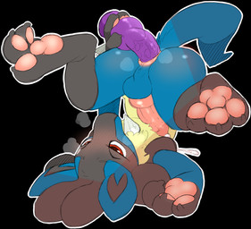 3_fingers 3_toes anal anal_masturbation anal_orgasm anal_penetration animal_genitalia animal_penis anthro anus backsack balls barefoot biped blue_balls blue_body blue_fur blush bodily_fluids butt canine_genitalia canine_penis claws cum cum_on_self cum_while_penetrated dildo ejaculation erection feet fingers fur genital_fluids genitals hair hands-free hindpaw knot male male_penetrated masturbation nude object_in_ass orgasm pawpads paws penetration penis pink_pawpads red_eyes sex_toy sex_toy_in_ass sex_toy_insertion simple_background soles solo toe_claws toes toying_self upside_down backsash nintendo pokemon canid canine generation_4_pokemon lucario mammal pokemon_(species) 2019 absurd_res digital_media_(artwork) hi_res sketch