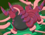 antennae_(anatomy) arthropod blush eyes_closed female feral generation_5_pokemon myriapod nintendo penetration pokemon pokemon_(species) scolipede solo tentacles type