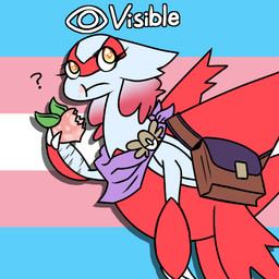ambiguous_gender badge bag claws clothing eating eating_food eating_fruit eyelashes feral food fruit fur gradient_hair hair holding_food holding_fruit holding_object holding_peach kerchief lgbt_pride multicolored_body multicolored_fur multicolored_hair plant pride_colors purple_clothing purple_kerchief question_mark red_body red_fur red_hair red_tail red_wings solo tail text transgender_pride_colors two_tone_body two_tone_fur two_tone_hair white_body white_claws white_ears white_fur white_hair wings yellow_eyes motherlatias international_transgender_day_of_visibility nintendo pokemon pokemon_mystery_dungeon spike_chunsoft heather_(motherlatias) generation_3_pokemon latias legendary_pokemon pokemon_(species) 1:1 2025 english_text low_res trans_(lore) trans_woman_(lore)