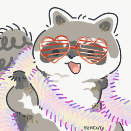 biped black_eyes black_nose chibi dot_eyes feral grey_body simple_background simple_eyes solo white_body yencatx mammal procyonid raccoon 1:1 2021