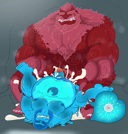 5_fingers 5_toes abs balls barazoku beard big_muscles big_penis blue_arms blue_balls blue_body blue_chest blue_feet blue_fingers blue_hands blue_head blue_legs blue_nipples blue_penis blue_toes bodily_fluids body_hair cum cum_in_ass cum_inflation cum_inside cum_on_ground cum_on_penis facial_hair feet fingers genital_fluids genitals goo_penis hair huge_muscles humanoid_feet humanoid_genitalia humanoid_hands humanoid_on_humanoid humanoid_penetrated humanoid_penetrating humanoid_penetrating_humanoid humanoid_penis humanoid_pointy_ears impregnation impregnation_view inflation male male/male male_humanoid male_impregnating_male male_impregnation male_penetrated male_penetrating male_penetrating_male musclegut muscular muscular_humanoid muscular_male mustache nipples not_furry nude nude_humanoid nude_male orgasm ovum pecs penetration penis plantigrade pointy_ears pubes red_arms red_body red_chest red_feet red_fingers red_hair red_hands red_legs red_nipples red_penis red_pubes red_skin red_toes sex size_difference sperm_cell spikes spikes_(anatomy) sweat toes translucent translucent_body tusks chasekit zur'gon_(majinorc) goo_creature goo_humanoid humanoid orc 2025 hi_res