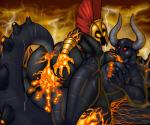 2014 anal anal_penetration anus areola behemoth big_breasts big_butt breast_suck breastfeeding breasts butt erect_nipples female giant glowing_eyes helmet horn huge_breasts huge_butt lava lesbian lordstevie monster nipples nude penetration pussy red_eyes sex
Rating: Explicit
Score: 12
User: Robinebra
Date: January 23, 2014