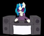 blue_hair clothed clothing disc_jockey electronics eyewear female feral hair headphones horn multicolored_hair simple_background smile solo speaker sunglasses transparent_background turntable_(decks) two_tone_hair alasou friendship_is_magic hasbro my_little_pony mythology vinyl_scratch_(mlp) equid equine mammal mythological_creature mythological_equine unicorn 2016 6:5 alpha_channel hi_res