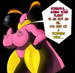 antennae_(anatomy) anthro areola big_breasts breasts earth female holding_planet macro neck_tuft nipples non-mammal_breasts nude pink_body planet solo terra_macro text tuft yellow_body colonel-gabbo claire_(colonel-gabbo) arthropod insect lepidopteran moth rosy_maple_moth 2019 absurd_res digital_media_(artwork) english_text hi_res