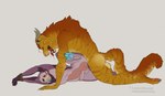 anal anal_knotting anal_penetration animal_genitalia animal_penis anthro anthro_on_anthro anthro_on_bottom anthro_on_top arms_above_head arms_tied balls big_penis bodily_fluids bound canine_genitalia canine_penis duo fur genitals horn humanoid_genitalia humanoid_penis knot knotting larger_male male male/male male_on_bottom male_on_top male_penetrated male_penetrating male_penetrating_anthro male_penetrating_male muzzle_(object) muzzled on_bottom on_top open_mouth orange_body orange_fur penetration penile penile_penetration penis penis_in_ass purple_body purple_fur rope saliva sex simple_background size_difference smaller_male striped_body striped_fur stripes yellow_background katthekitkat mythology canid canine canis dragon felid hybrid mammal mythological_creature mythological_scalie pantherine scalie tiger wolf