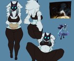 anthro biped blue_background blue_eyes bottomwear bra butt clothed clothing duo female fur leggings legwear pants rear_view simple_background sports_bra spread_legs spreading underwear white_body white_fur yoga_pants rottenarmor league_of_legends riot_games tencent kindred_(lol) lamb_(lol) wolf_(lol) bovid canid canine canis caprine mammal sheep wolf hi_res