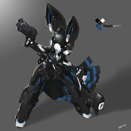 ambiguous_gender animal_ears anthro black_body black_skin blue_eyes chinese_commentary colored_skin commentary english_commentary grey_background gun holding_cannon holding_gun holding_object holding_ranged_weapon holding_weapon joints machine male mechanical_arms mechanical_hands mechanical_legs muscular muscular_male open_mouth rabbit_ears ranged_weapon robot_joints scut_tail short_tail simple_background solo tail three-quarter_view tsurime weapon tyson_tan cc-by-sa creative_commons electric_hearts license_info azure_the_robot_rabbit android lagomorph leporid mammal rabbit robot robot_anthro 1:1 2007 adobe_photoshop_(artwork) alternate_version_at_source digital_media_(artwork)