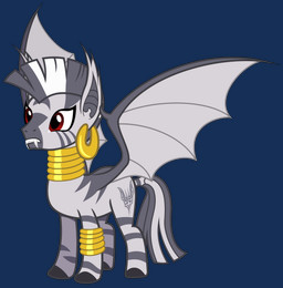 alternate_species cutie_mark fangs female feral hair membrane_(anatomy) membranous_wings messy_hair red_eyes simple_background solo spread_wings stripes teeth transparent_background wings magister39 friendship_is_magic hasbro my_little_pony zecora_(mlp) bat_pony equid equine hybrid mammal vampire zebra absurd_res alpha_channel hi_res