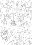 action_pose angry anthro apple black_and_white canid canine comic dialogue dion_(doneru) doneru food fruit hood japanese_text male mammal monochrome plant pose sketch sketchy stealing text translated umbrella young young_anthro