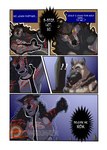 anthro blood bodily_fluids fight male muscular muscular_anthro muscular_male text heartlessfang mythology canid canine canis mammal mythological_canine mythological_creature werecanid werecanine werecreature werewolf wolf absurd_res comic english_text hi_res