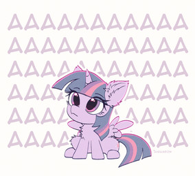 ear_tuft female feral fluffy horn internal_screaming simple_background solo text text_background tuft wings avrameow friendship_is_magic hasbro my_little_pony mythology twilight_sparkle_(mlp) equid equine mammal mythological_creature mythological_equine winged_unicorn hi_res