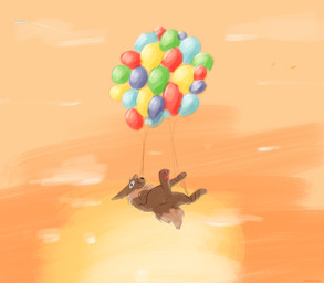 feral floating sky allbadbadgers conditional_dnp nintendo pokemon eevee generation_1_pokemon pokemon_(species) absurd_res hi_res