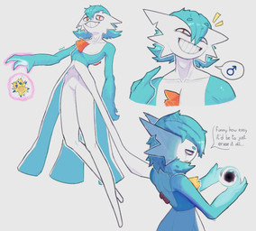 black_hole bodily_fluids broken_horn crying depression floating gender_symbol horn male male_symbol simple_background solo symbol tears text nnt nintendo pokemon gardevoir generation_3_pokemon humanoid pokemon_(species) english_text hi_res