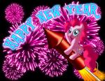 female feral fireworks looking_at_viewer quadruped smile solo zantyarz friendship_is_magic hasbro my_little_pony pinkie_pie_(mlp) earth_pony equid equine horse mammal pony absurd_res hi_res