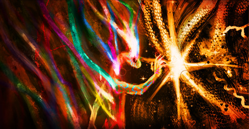 5_fingers abstract_art abstract_background detailed_background facial_markings fingers glistening glistening_eyes head_markings heart_symbol lgbt_pride markings simple_background star textured_background dirtypaperjoe lgbt_pride_month reptile scalie snake 2025 digital_media_(artwork) digital_painting_(artwork) hi_res painting_(artwork)