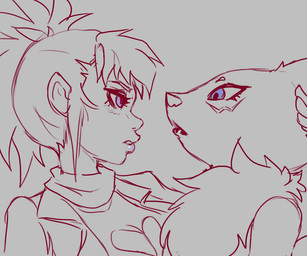 after_kiss aged_up anthro bangs big_tongue blue_eyes blue_lips blush blush_lines bodily_fluids breast_squish breasts breasts_frottage claws cleavage cleavage_cutout clothed clothed_female clothed_human clothing cutout digiphilia dripping duo eye_roll eyebrows eyelashes eyes_closed fangs female female/female female_anthro female_human finger_claws french_kissing fur hair half-closed_eyes hand_on_shoulder heart_cutout hug human_on_anthro interspecies intimate jacket kissing lips long_hair medium_breasts narrowed_eyes nude nude_anthro nude_female open_clothing open_jacket open_topwear pink_tongue ponytail pupils ruff saliva saliva_drip saliva_on_breasts saliva_on_face saliva_on_tongue saliva_string shirt side_view snout squish teeth tongue tongue_out tongue_size_difference topwear ungulatr bandai_namco digimon rika_nonaka canid canine digimon_(species) human mammal renamon 2025 2d_animation 6:5 animated frame_by_frame spot_color