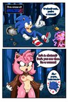 angry anthro blood bodily_fluids breasts cloak clothing duo exhibitionism female forest genitals gloves green_eyes handwear lying machine male medium_breasts navel nipples nosebleed on_back plant pussy shocked tail text tree zadicnsfw sega sonic_the_hedgehog_(film) sonic_the_hedgehog_(series) amy_rose metal_sonic sonic_the_hedgehog eulipotyphlan hedgehog mammal robot 2025 2:3 absurd_res artist_name comic english_text hi_res