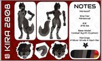 anthro athletic black_body black_border black_fur black_hair black_nose black_sclera border breasts butt clitoris color_swatch digitigrade ear_piercing fangs female fur genitals grey_body grey_fur growling hair limbs machine markings muscular navel nipples notes open_mouth pawpads paws piercing pussy red_eyes sabertooth_(anatomy) smile snarling solo teeth text tongue tongue_out wide_hips bittervow mythology kira_2808 android canid canine canis mammal mythological_canine mythological_creature robot werecanid werecanine werecreature werewolf wolf english_text headshot_portrait hi_res model_sheet portrait