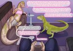 animal_genitalia animatics anthro awkward_moment blush domestic_pet english_text erection female feral genitals group human lizard male mammal mid_transformation pussy reptile scalie science_fiction story story_in_description text transformation unwanted_attention wet