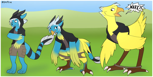 anthro anthro_to_feral base_one_layout basic_sequence blue_body border bottomwear clothing feathers feral horn linear_sequence male one_row_layout shorts solo tail three_frame_image three_frame_sequence transformation transformation_sequence white_border alsoflick final_fantasy mythology square_enix avian bird chocobo dragon mythological_creature mythological_scalie scalie absurd_res hi_res sequence