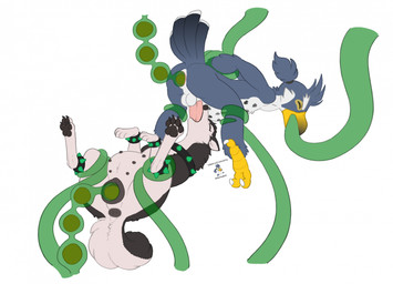 animal_genitalia animal_vulva anthro anthro_on_feral anthro_penetrating anthro_penetrating_feral anus backsack balls beak bestiality biped bracelet canine_genitalia canine_vulva claws collar duo egg egg_insertion female female_penetrated feral feral_penetrated fur genitals interspecies jewelry male male/female male_penetrating male_penetrating_female oral oral_penetration pawpads paws penetration perineum quadruped restrained sex spiked_bracelet spiked_collar spikes tail tentacle_in_mouth tentacle_penetration tentacles vulva halbean alex_(gears9333) miller_(millerdark) avian canid canine canis domestic_dog husky mammal nordic_sled_dog spitz hi_res