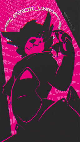 ambiguous_fluids ambiguous_gender anthro blood bluescreen bodily_fluids bouncing broken_robot dancing evil_grin glitch low-angle_view machine music pink_background silhouette simple_background smile smiling_at_viewer solo squishy_body synced_to_music tail text andre_moraph sound_warning andrebot_(character) android robot robot_anthro 2026 9:16 absurd_res animated chromatic_aberration colored digital_media_(artwork) english_text hi_res high_framerate loop restricted_palette short_playtime signature sound video
