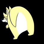 anthro big_butt bottom_heavy butt digitigrade fur head_tuft kerchief looking_back male narrowed_eyes paws pear-shaped_figure scarf semi-anthro shaking_butt simple_background smile solo tail thick_tail transparent_background tuft tufted_fur twerking wide_hips yellow_body yellow_fur fang29 among_us among_us_twerk innersloth fang29_(character) canid canine canis domestic_dog hybrid kangaroo macropod mammal marsupial 2023 alpha_channel animated hi_res meme short_playtime