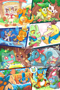 after_evolution ambiguous_gender bandage beak berry blush bone bone_mask bow_tie bulletin_board cave claws dizzy duo evolution eyes_closed feathers feral fight food forest fruit fur kerchief mask one_eye_closed open_mouth outside plant pokemon_battle scales skull skull_mask sparkles storm swimming treasure treasure_chest tree whiskers wounded the-chu nintendo pokemon pokemon_mystery_dungeon spike_chunsoft amphibian avian bulbasaur charmander chicorita crocodilian cubone cyndaquil eevee eeveelution elemental_creature felid feline flora_fauna generation_1_pokemon generation_2_pokemon generation_3_pokemon lizard machop mammal marine meowth mudkip pikachu pokemon_(species) psyduck raichu reptile rodent scalie skitty squirtle torchic totodile treecko 2:3 hi_res