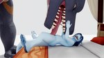 16:9 3d_(artwork) animated anthro arms_above_head bed belly_lick blender_(artwork) blue_body blue_hair breast_lick breast_play breasts bunsen charlottefloof cunnilingus digital_media_(artwork) dragon duo european_mythology eyes_closed feet female feral furniture hair hi_res kobold licking male male/female mythological_creature mythological_scalie mythology neck_lick oral scalie sera_(sera) sex short_playtime simple_background tail tongue tongue_out vaginal western_dragon widescreen