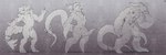 anthro crotch_tentacles eyes_everywhere genital_growth growth male monsterification penis_growth solo species_transformation tentacle_arms tentacle_transformation tentacles transformation mot lazuli_(galuade) eldritch_abomination mammal sendaen 3:1 absurd_res greyscale hi_res monochrome sequence