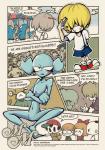 blue_body blue_skin crossgender dialogue female male not_furry text morphine_(artist) earthbound_(series) nintendo giygas happy_happyism jeff_(earthbound) ness paula_(earthbound) poo_(earthbound) porky_minch alien human mammal mook starman comic english_text